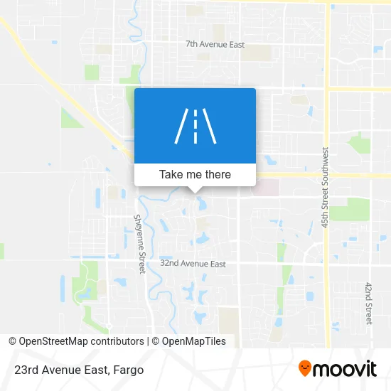 23rd Avenue East map