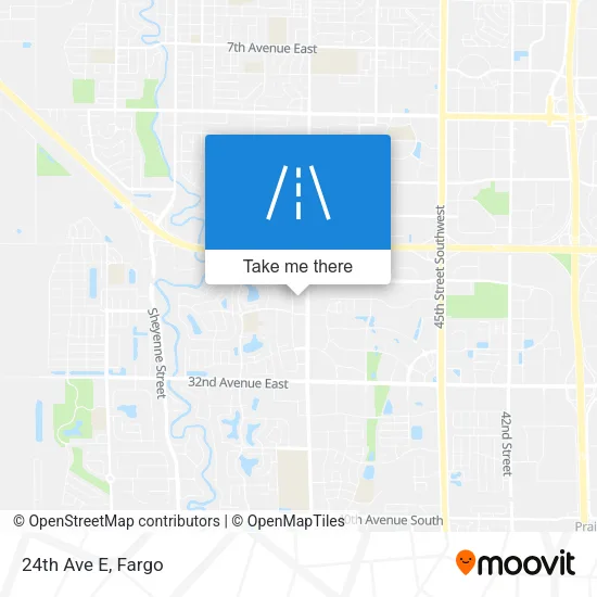 24th Ave E map