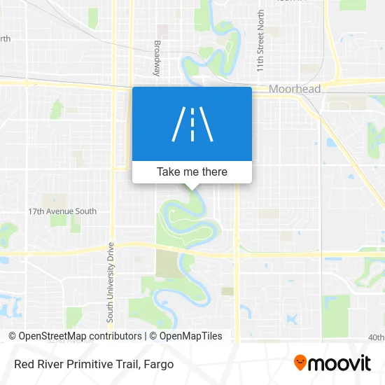 Red River Primitive Trail map