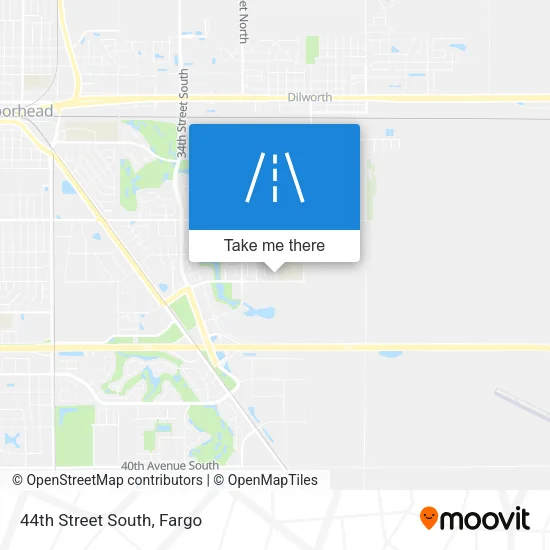 44th Street South map