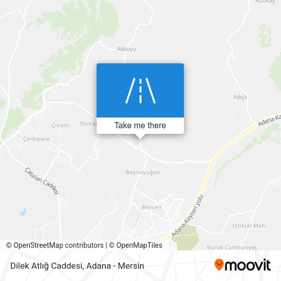 Dilek Atlığ Caddesi map