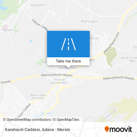 Karahacılı Caddesi map