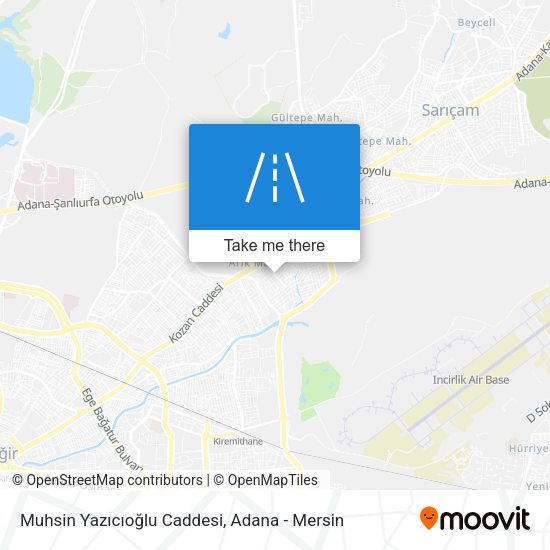 Muhsin Yazıcıoğlu Caddesi map