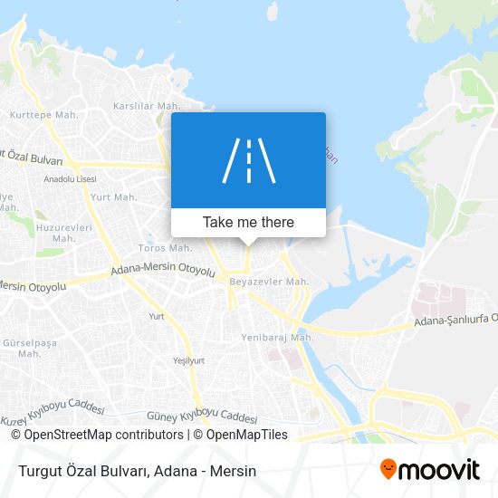 Turgut Özal Bulvarı map