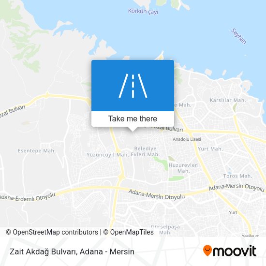 Zait Akdağ Bulvarı map
