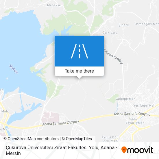 Çukurova Üniversitesi Ziraat Fakültesi Yolu map