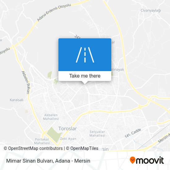 Mimar Sinan Bulvarı map