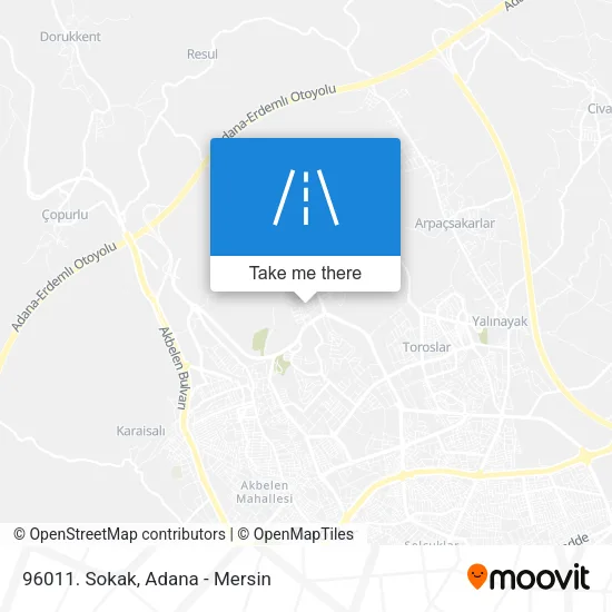 96011. Sokak map