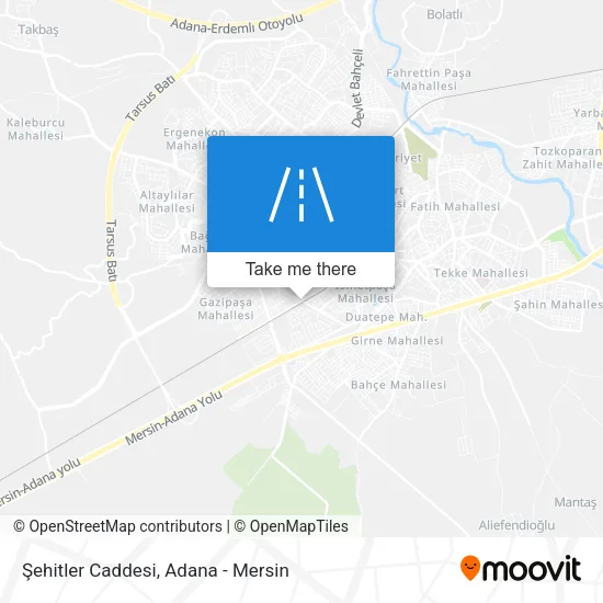 Şehitler Caddesi map