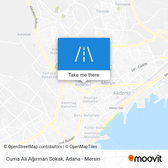 Cuma Ali Ağırman Sokak map