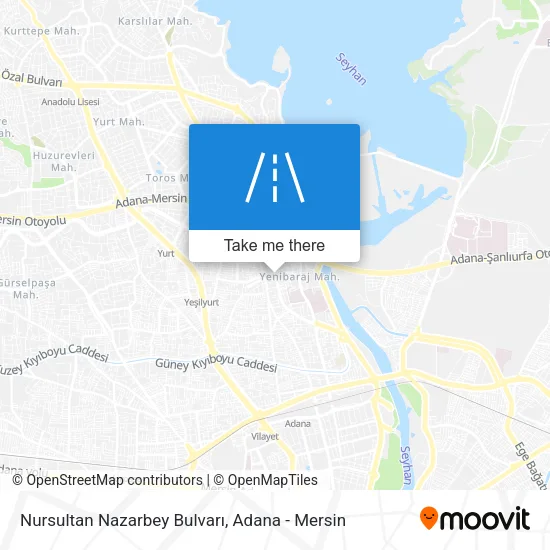 Nursultan Nazarbey Bulvarı map