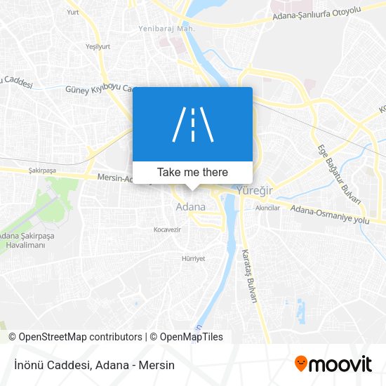 İnönü Caddesi map