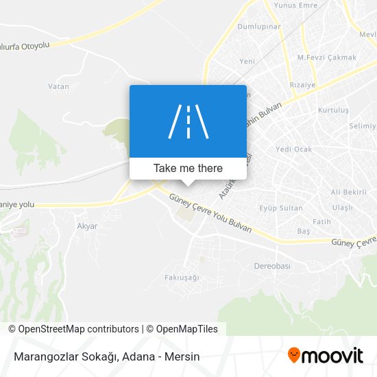 Marangozlar Sokağı map