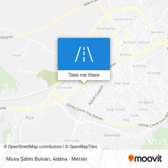 Musa Şahin Bulvarı map