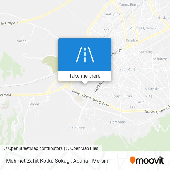 Mehmet Zahit Kotku Sokağı map