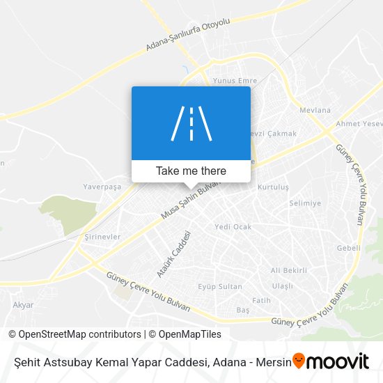 Şehit Astsubay Kemal Yapar Caddesi map