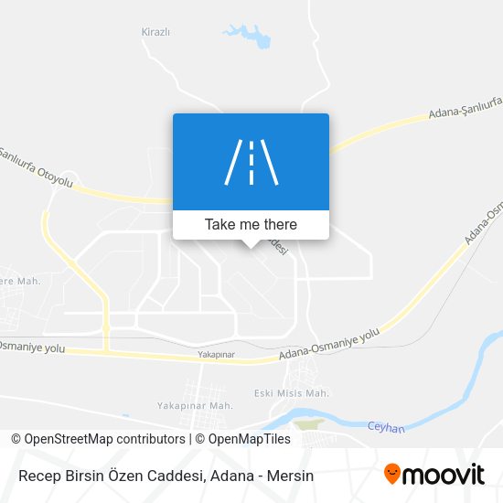 Recep Birsin Özen Caddesi map