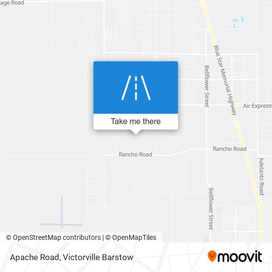 Mapa de Apache Road