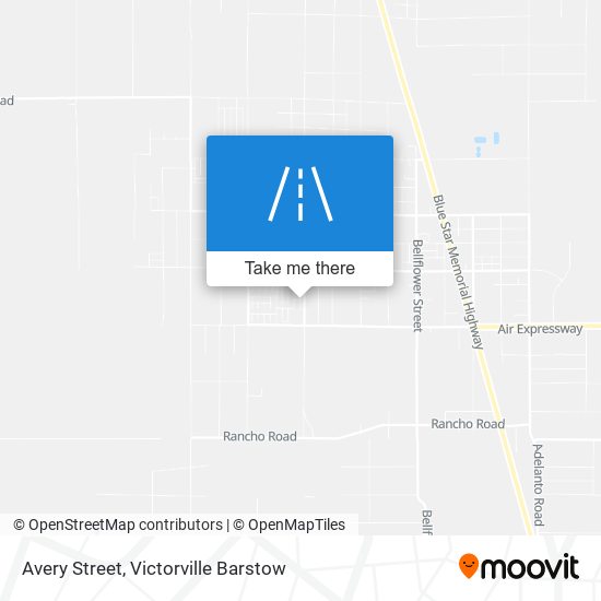 Avery Street map