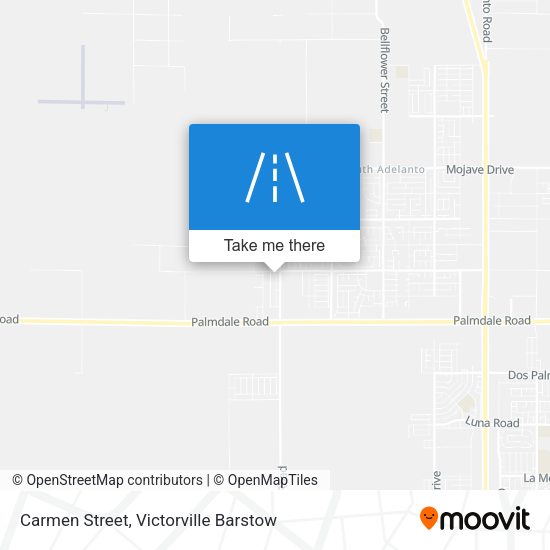 Mapa de Carmen Street