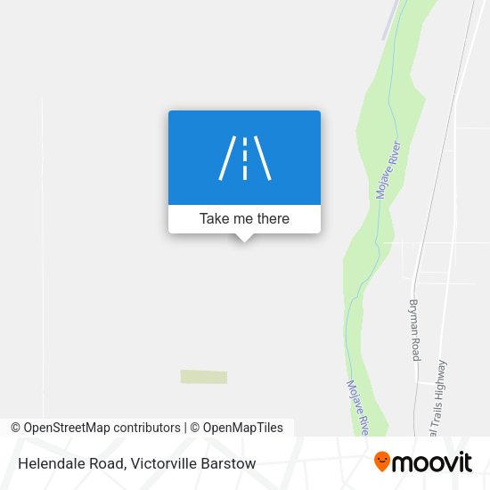 Helendale Road map