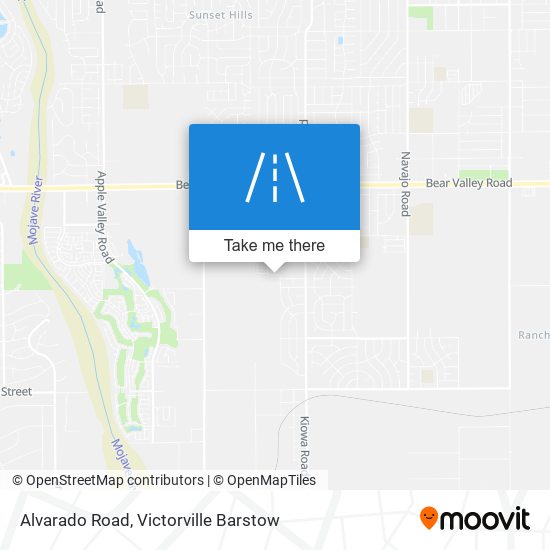 Alvarado Road map