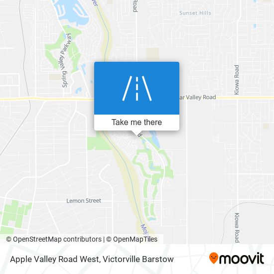 Mapa de Apple Valley Road West