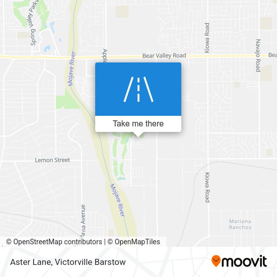 Aster Lane map