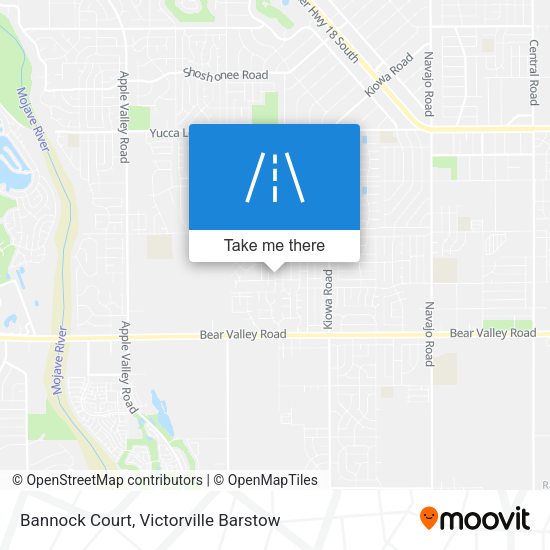 Bannock Court map