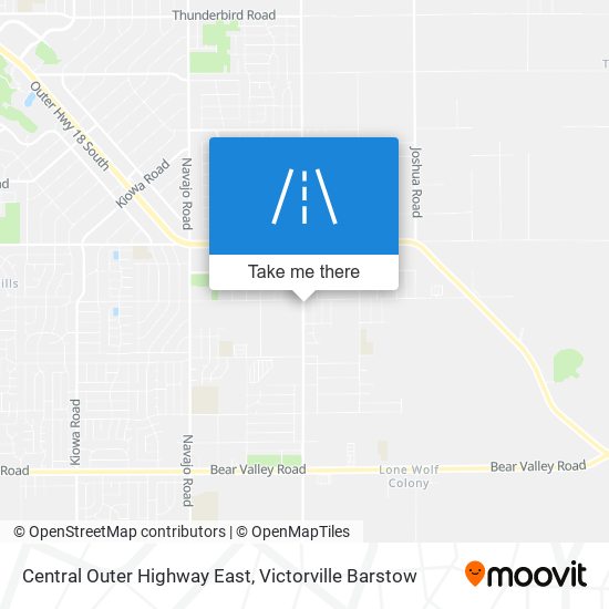 Central Outer Highway East map