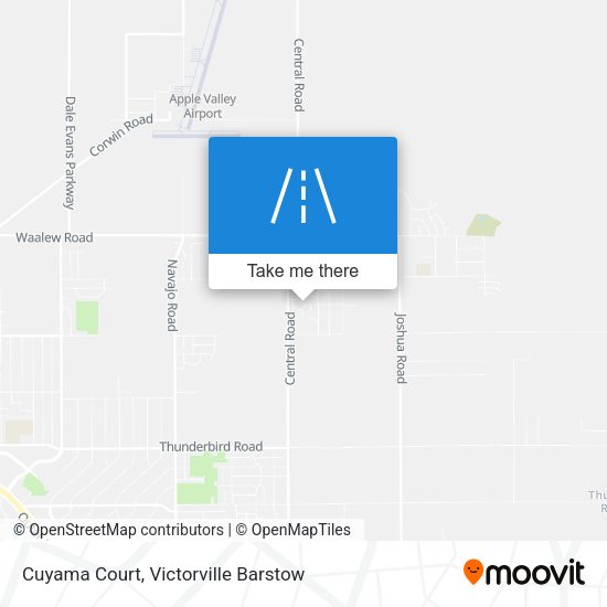 Cuyama Court map