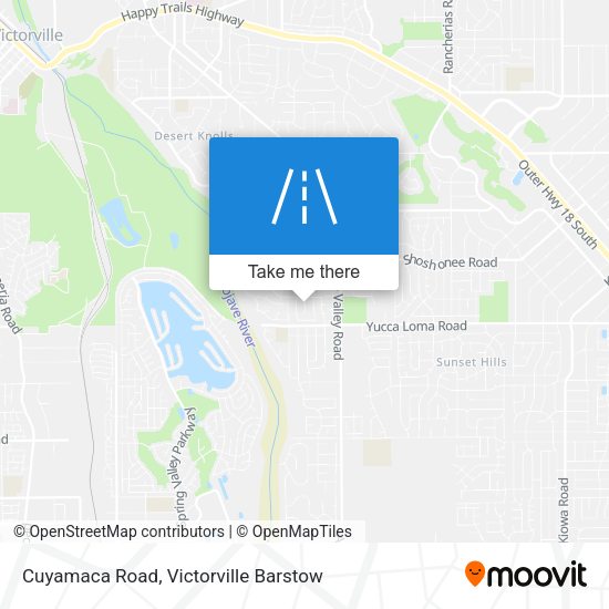 Cuyamaca Road map