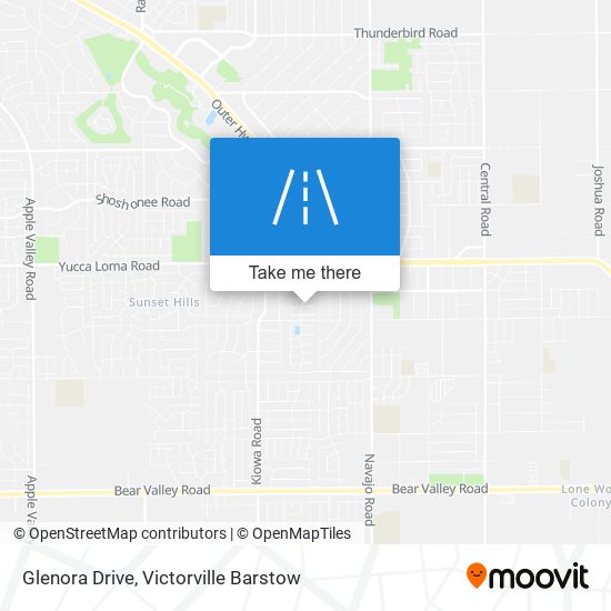 Mapa de Glenora Drive