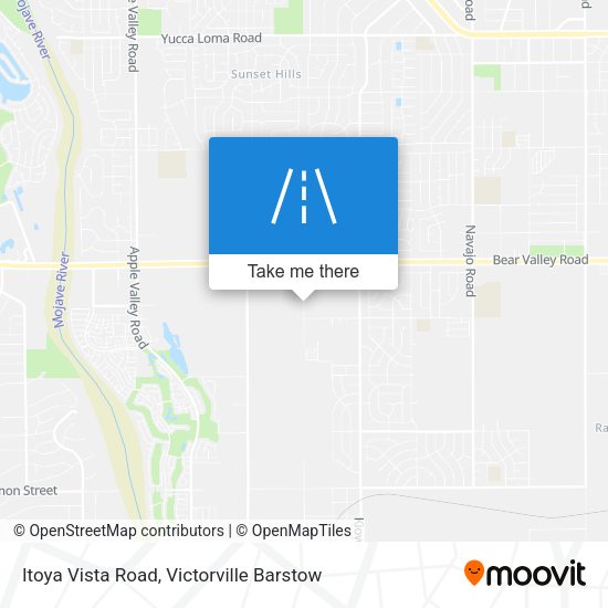 Itoya Vista Road map