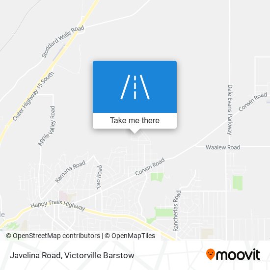 Javelina Road map