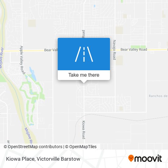 Kiowa Place map