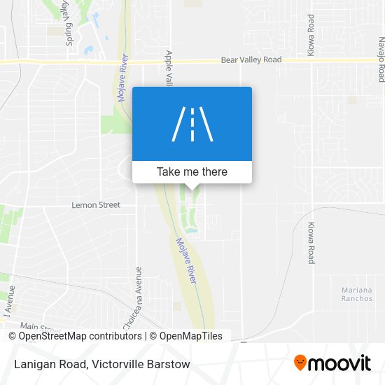 Lanigan Road map
