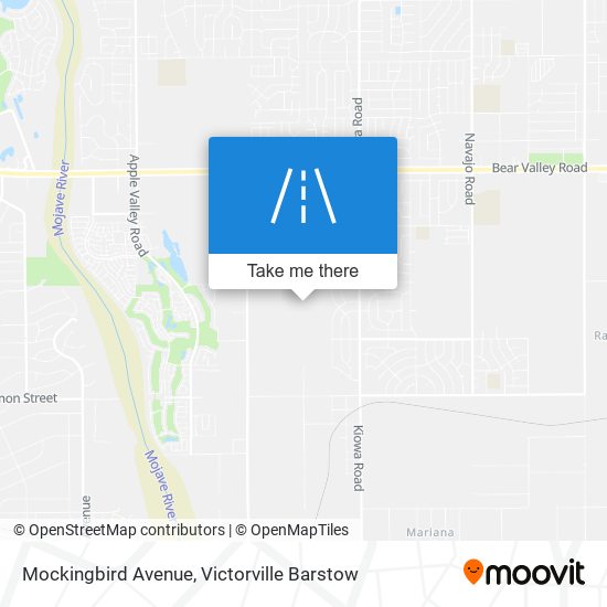 Mockingbird Avenue map