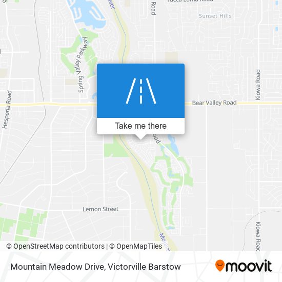 Mountain Meadow Drive map