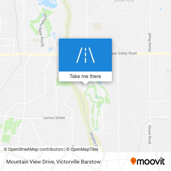 Mountain View Drive map