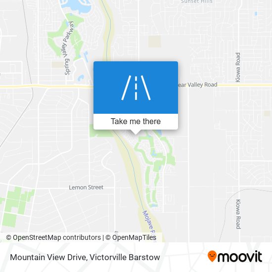 Mapa de Mountain View Drive