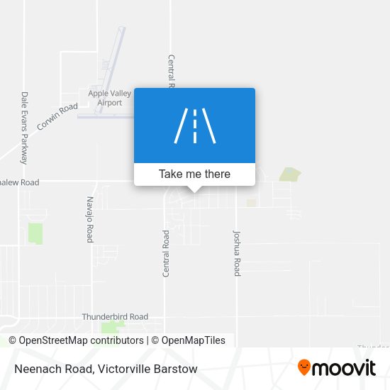 Neenach Road map