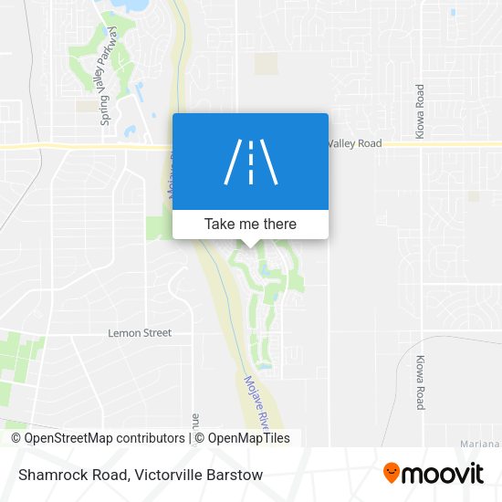 Shamrock Road map