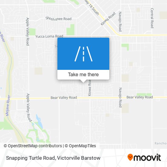 Mapa de Snapping Turtle Road