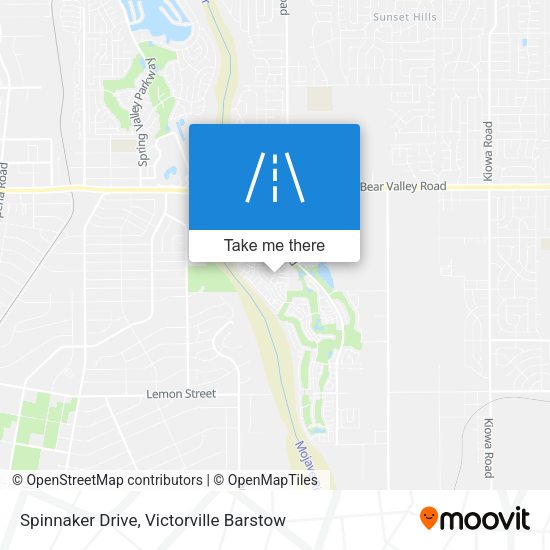 Spinnaker Drive map