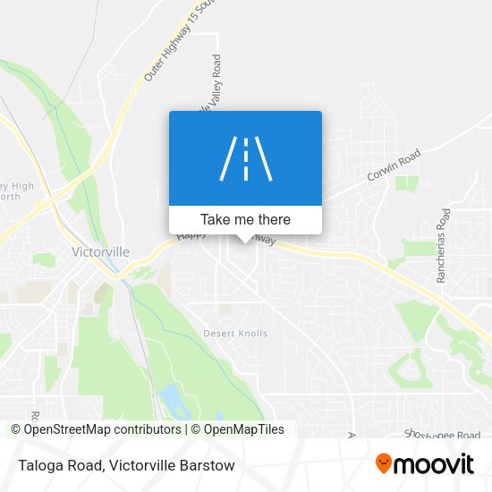 Taloga Road map