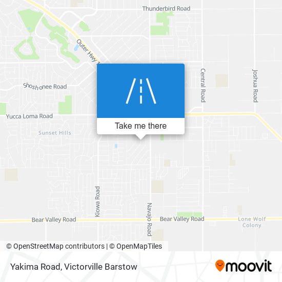 Yakima Road map