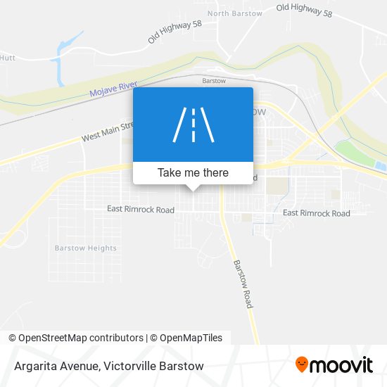 Mapa de Argarita Avenue