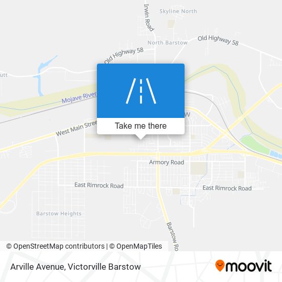Arville Avenue map
