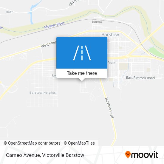Cameo Avenue map